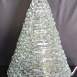 Glass pyramid lamp