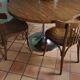Lot 2 chaises bistrot bois vintage