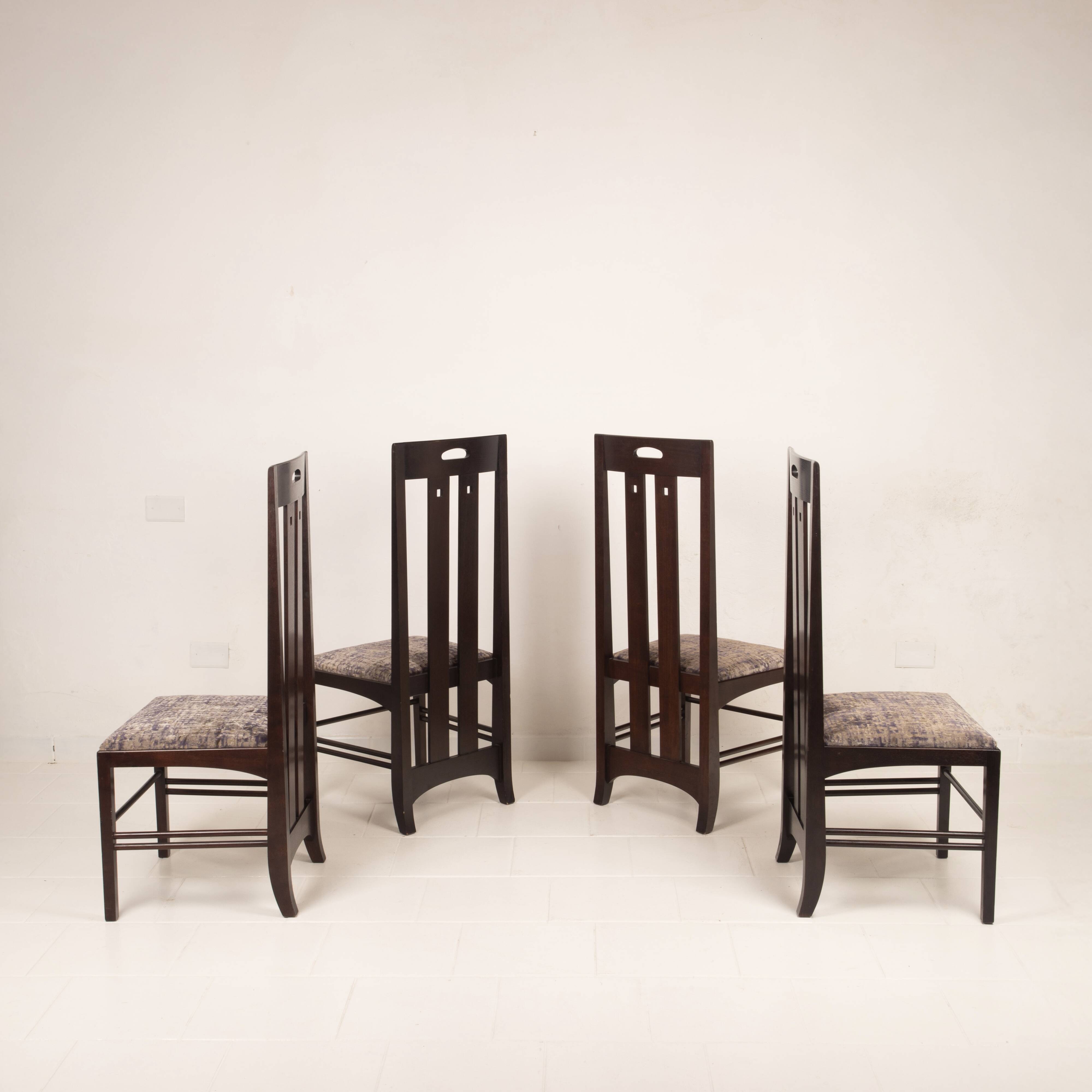 Chaises Ingram Low en bois de frêne au style de Glasgow de Charles Rennie Mackintosh pour Cass
