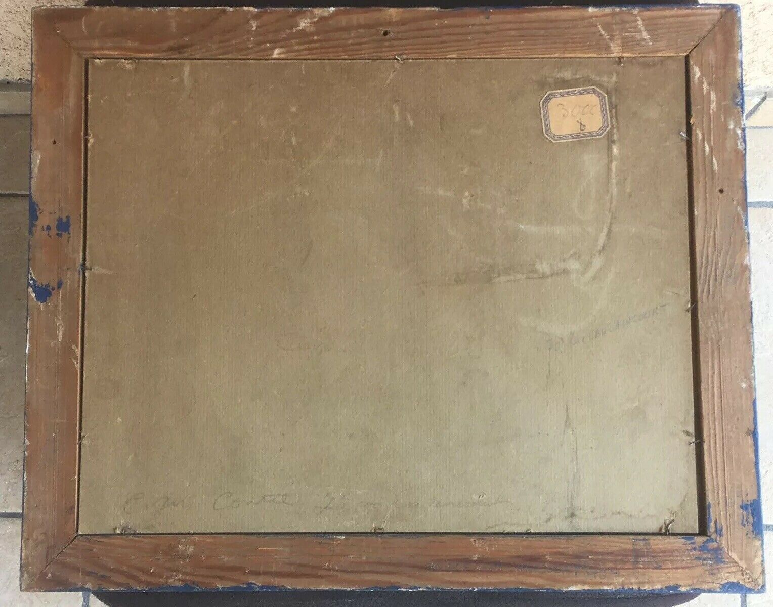 Painting Painting Signed Paris 18th Arrondissement Rue Caulaincourt Maisons Sacré-Coeur XX ème