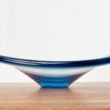 Art glass bowl from the Mid-Century Danish Thule series by Per Lütken for Holmegaard, 1960s.