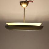 1930s Bauhaus "UFO" Chandelier by Josef Hurka, Czechoslovakia