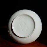 White ceramic water pitcher broc pot