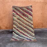 Moroccan boujad colorful rug - 135 x 241 cm