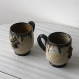 2 steins - mugs in real Losson stoneware