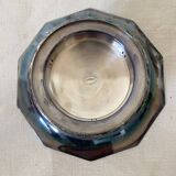 Silver-plated shell butter dish
