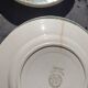 Série de 6 assiettes plates  et de 3 assiettes à dessert Vintage de St Amand