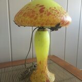 Glass mushroom lamp