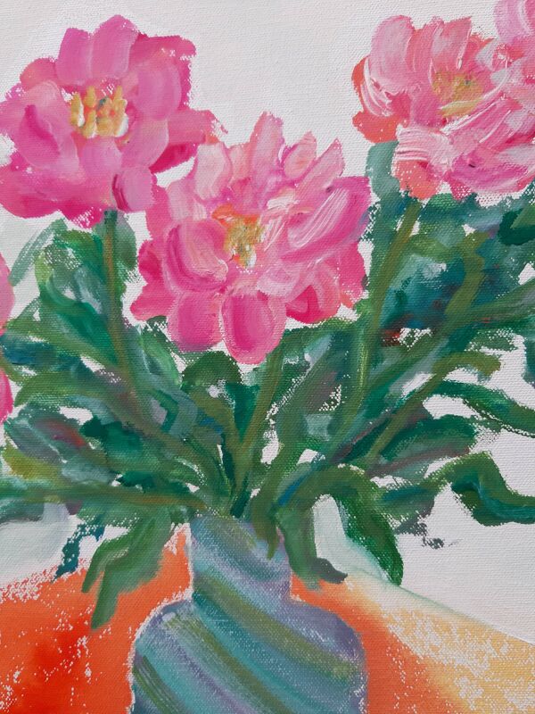 Bouquet de pivoines alla prima