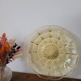 1950s yellow glass tray