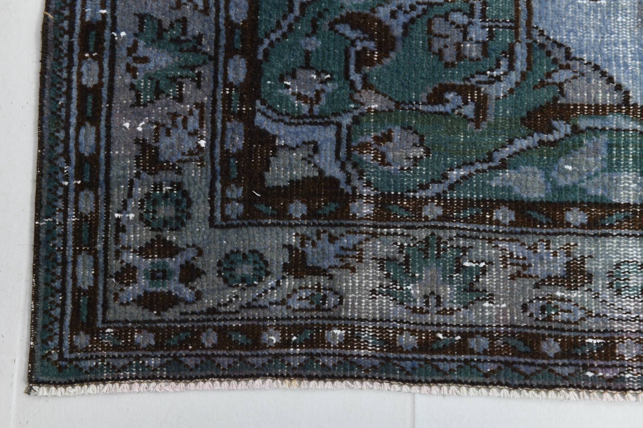 Tapis persan oriental bleu 5x8 153x253 cm SK 23247