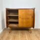 Meuble à chaussure vintage en bois, 1960