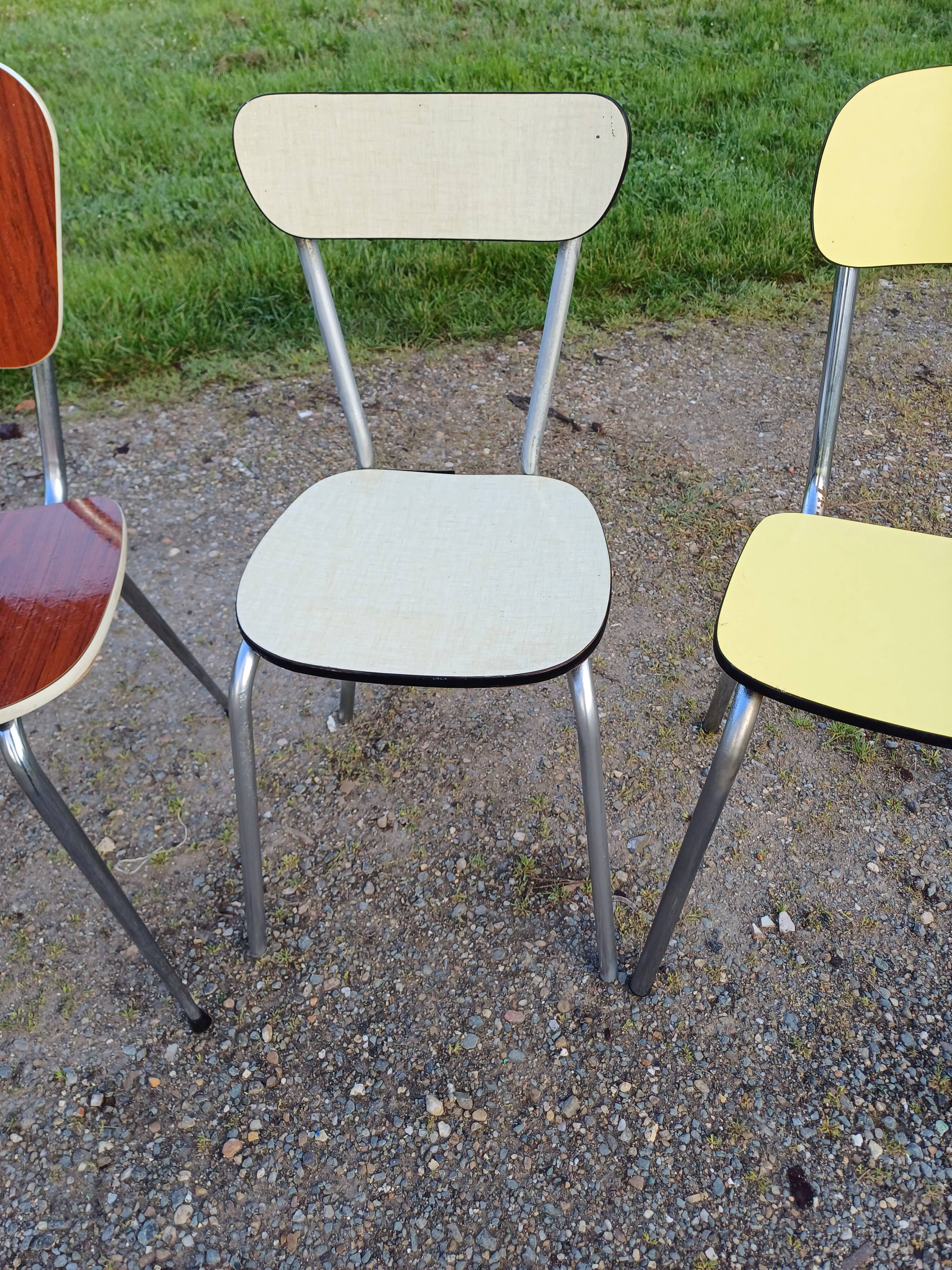 6 Vintage Formica Chairs