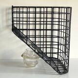 Vintage storage steel wire wall basket