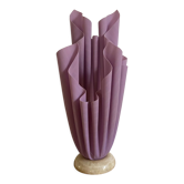 Purple vintage corolla lamp
