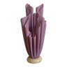 Lampe corolle vintage violette