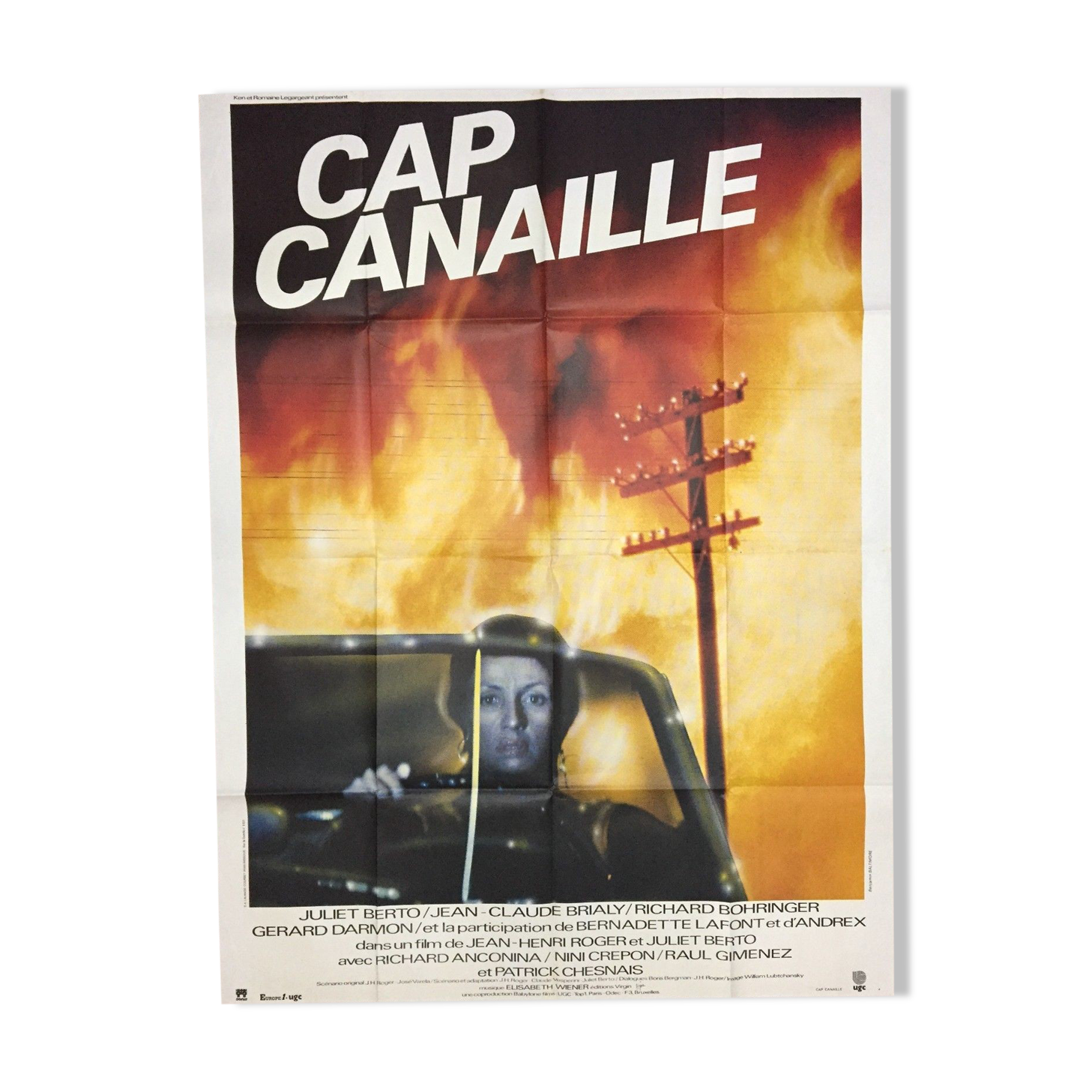 Original French poster "cap canaille" 1983