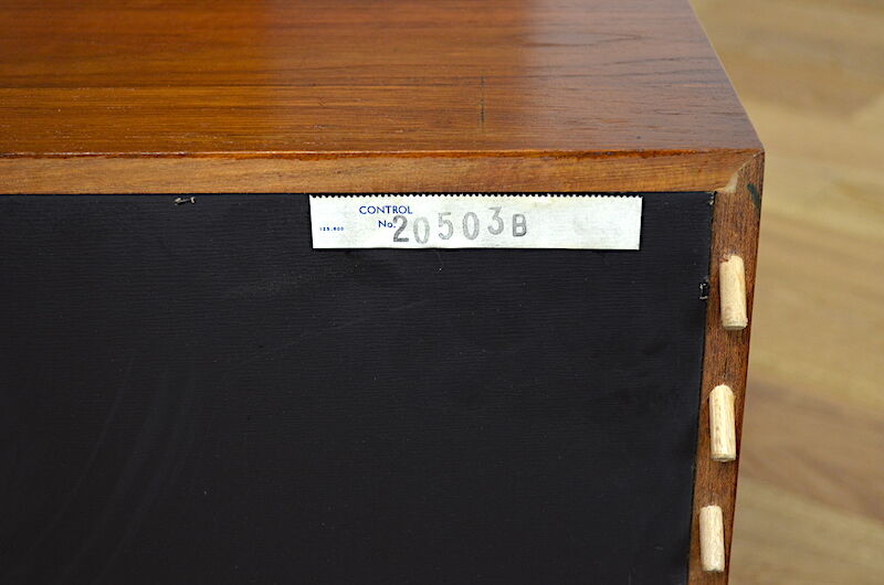 Wall system writing desk Poul Cadovius in teak 1960