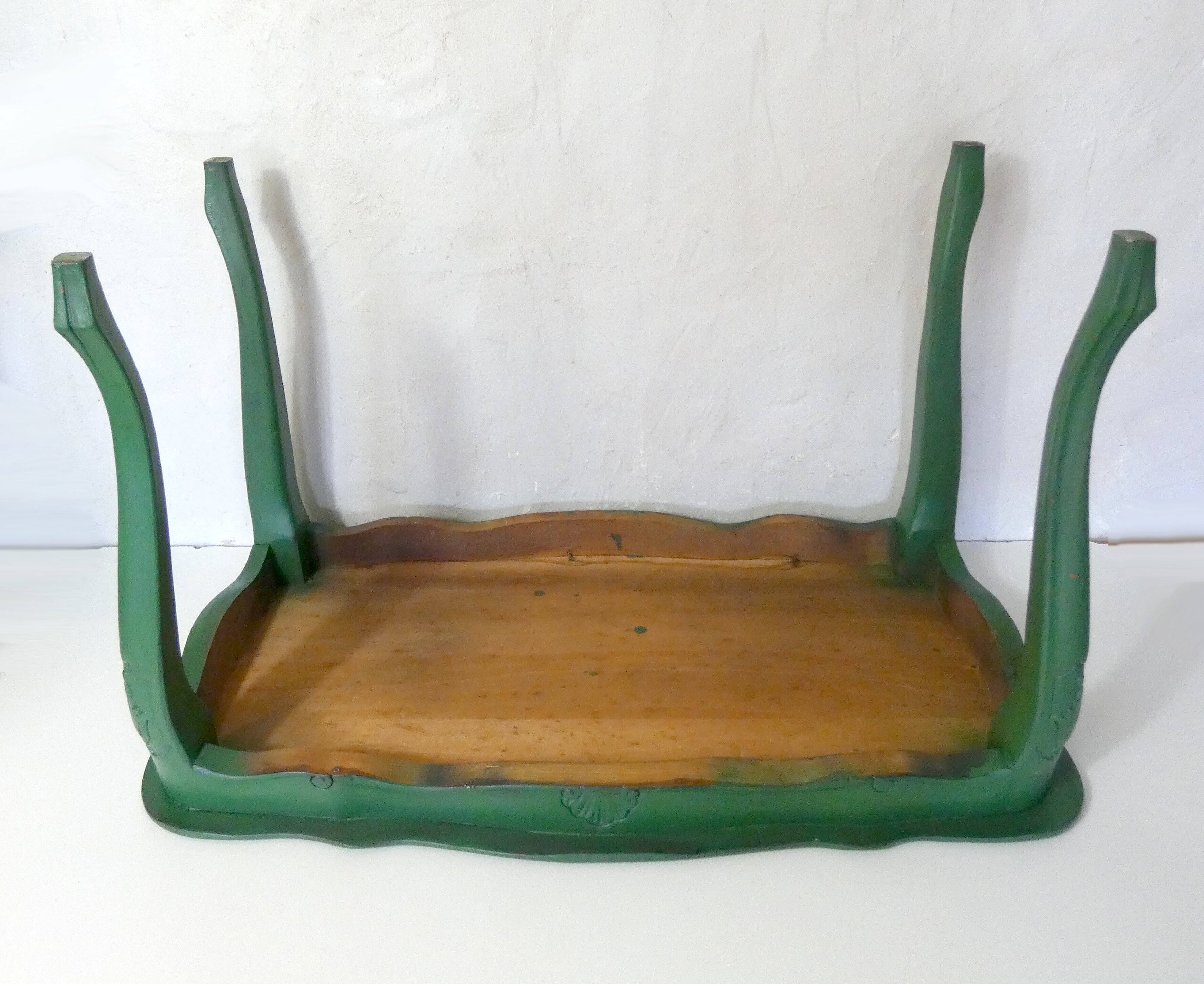 antique wooden coffee table