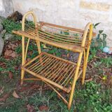 Rattan magazine holder