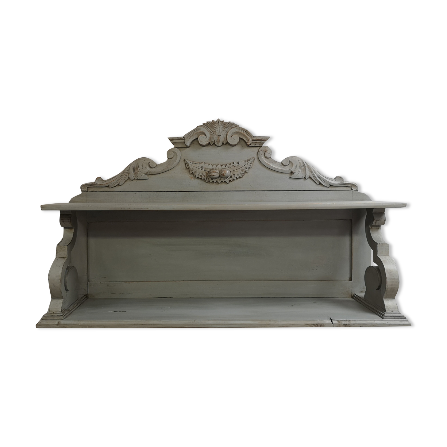 Wall shelf 19th XIX th patina shabby chic gustavian