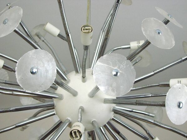 Italian hanging lamp Arditi, Space age 1980s