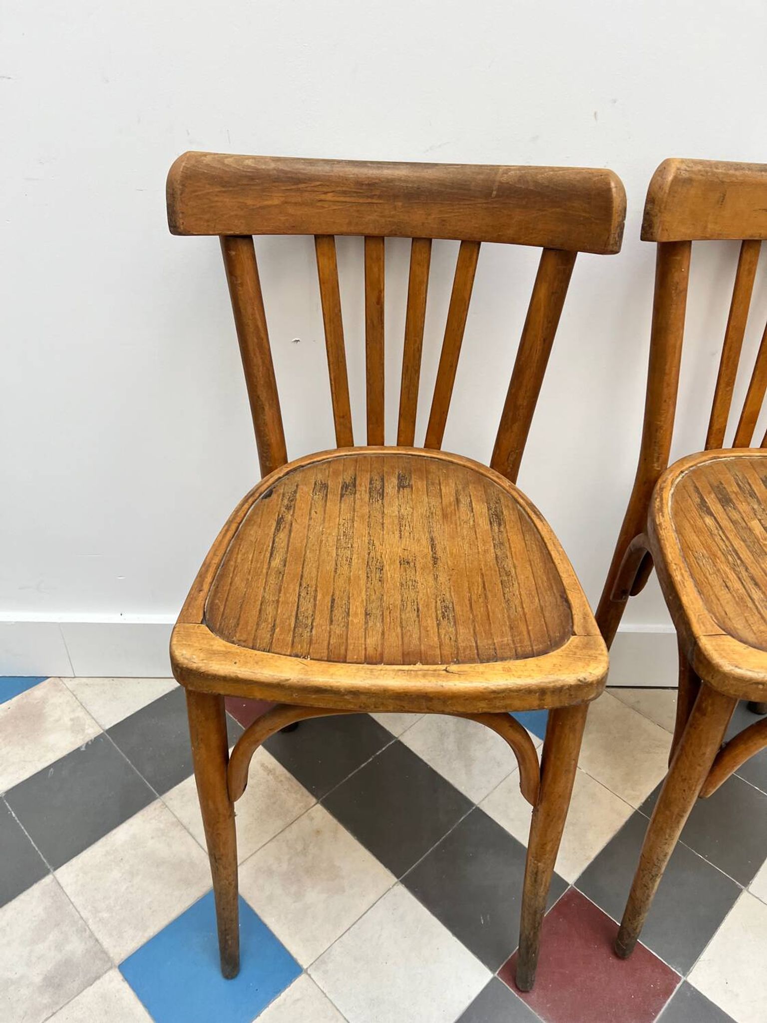 Paire de chaise de bistrot