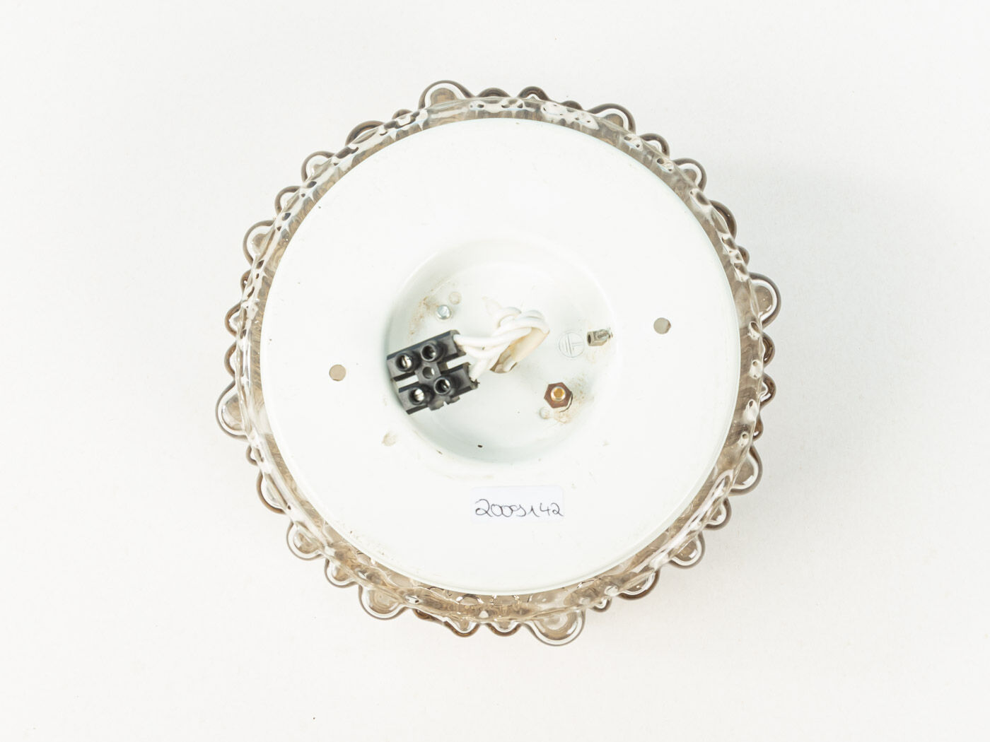 1960s bubble glass ceiling lamp