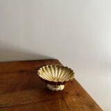 Vide poche coquillage doré