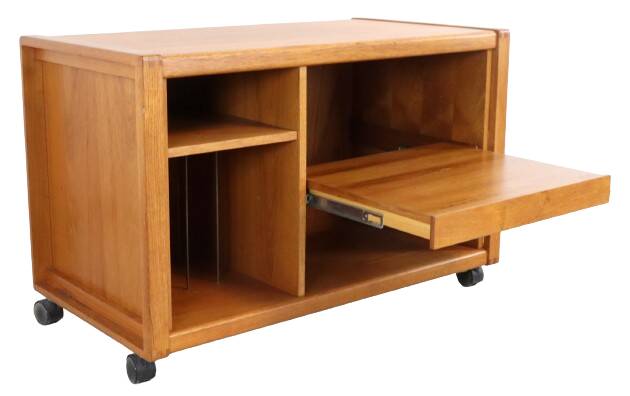 vintage teak deens Audiomeubel / platenspeler kast 'Virum'