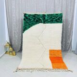 Handmade Moroccan pure wool rug, traditional style, size 250 x 250 cm