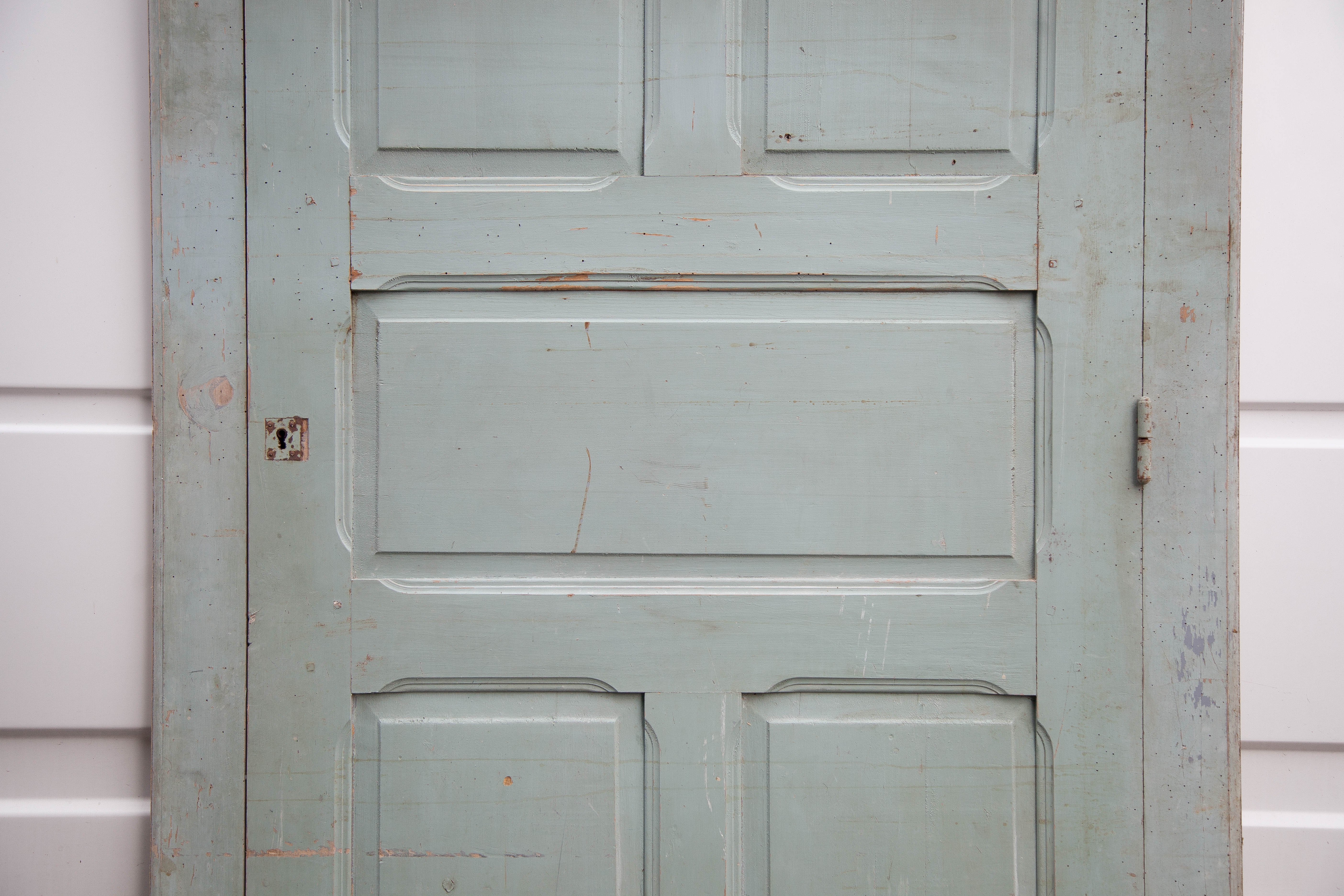 Old wooden door, wooden door, large vintage door