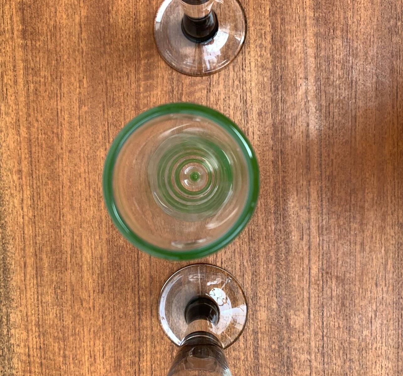 German Champagne Glasses by Regina Kaufmann for Glashagen Hütte, Set of 4