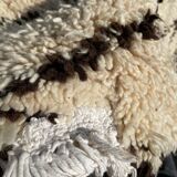 Moroccan berber carpet beni ouarain wool 90x195 cm