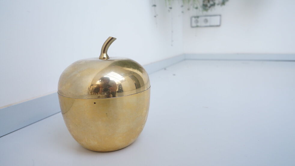 Golden apple ice bucket FreddoTherm  plastic