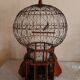Cage à oiseaux style montgolfière
