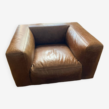 Leather armchair