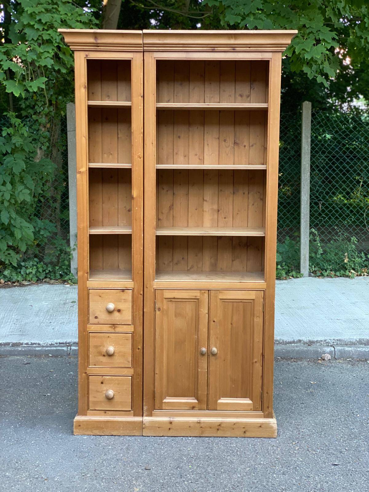 2 Scandinavian Interior's solid wood bookcases