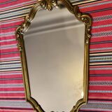 Mirror golden shell Louis XV 1960