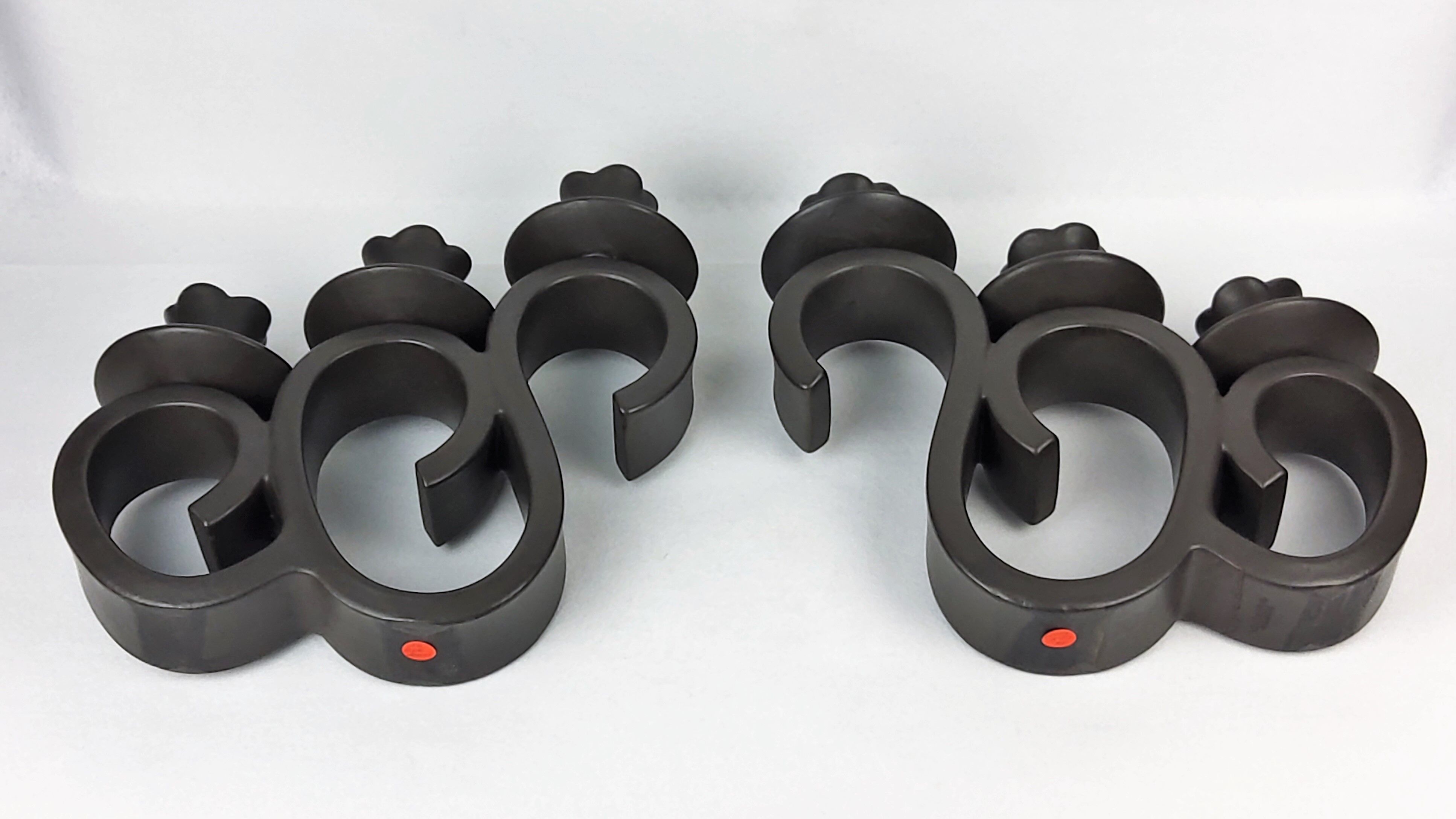 Large candlesticks Giraud Vallauris France 1950