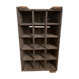 Old wooden bottle locker