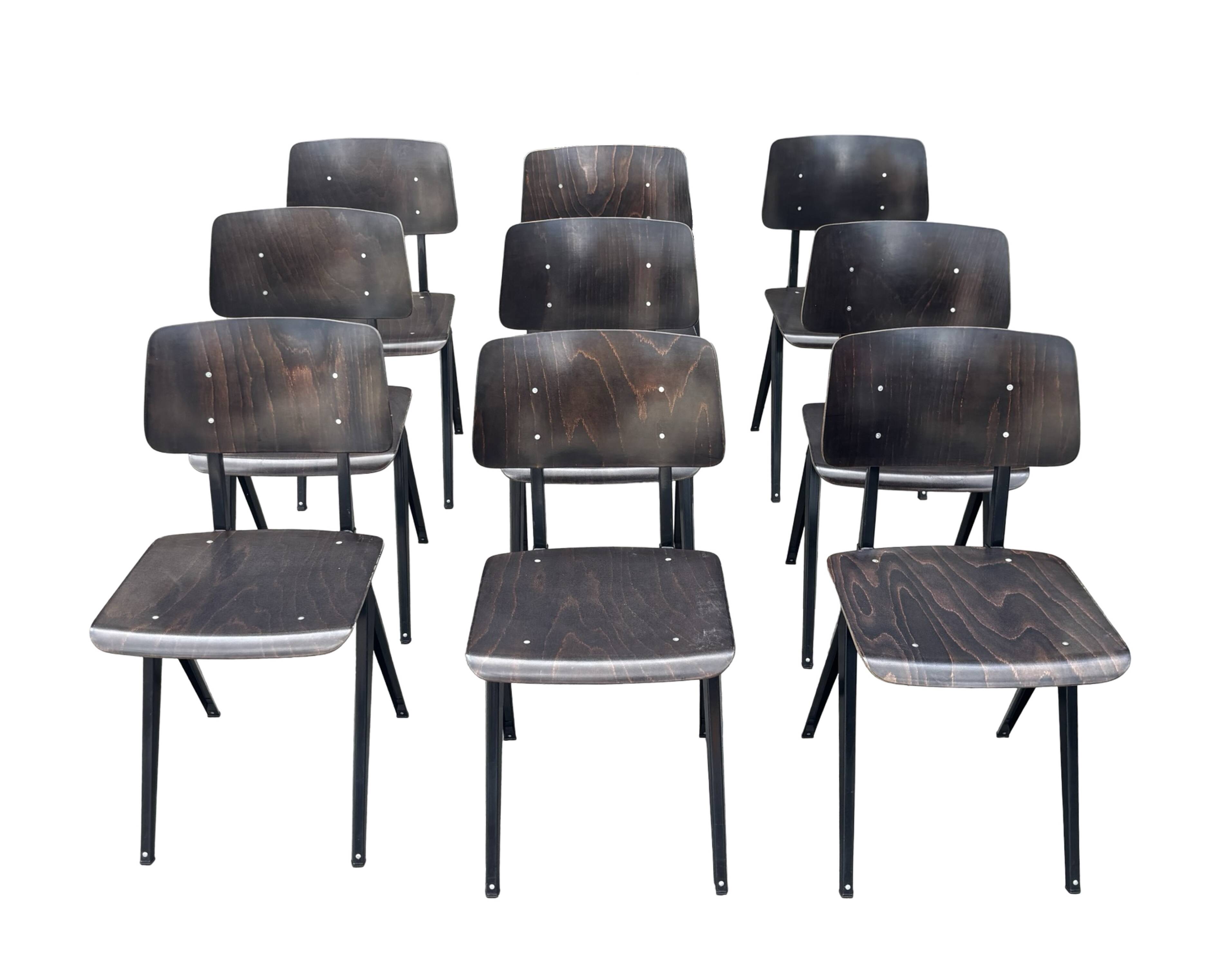 Galvanitas S16 School Chair Dining Chair Design Black Frame