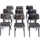 Galvanitas S16 School Chair Dining Chair Design Black Frame