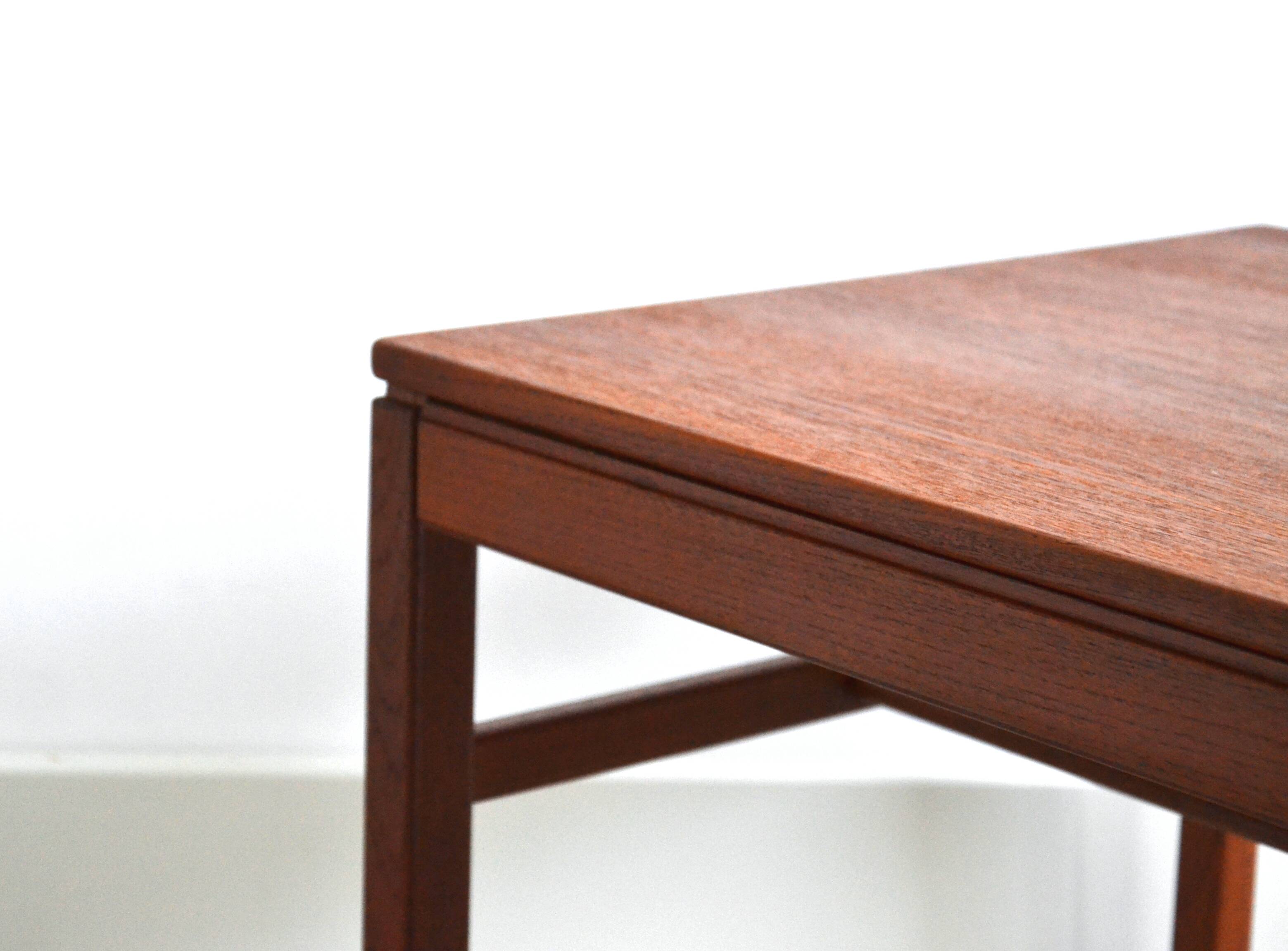 Vintage Danish Coffee Table Teak Model Casino By Sven Engström & Gunnar Myrstrand For Tingströms Swe