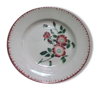 1 plate Sarreguemines