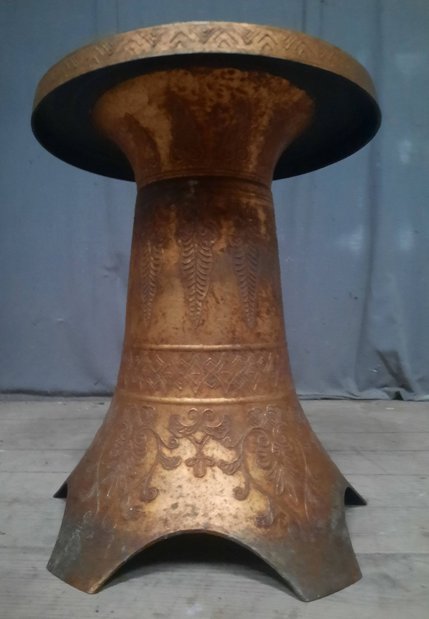 Metal coffee table