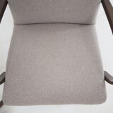 1960s pair of Ton/Thonet beech armchairs, czechoslovakia