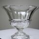 Coupe Médicis en verre cristalin, cristal de Bohême Artunion vintage