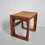 Gplan teak trundle table 1970
