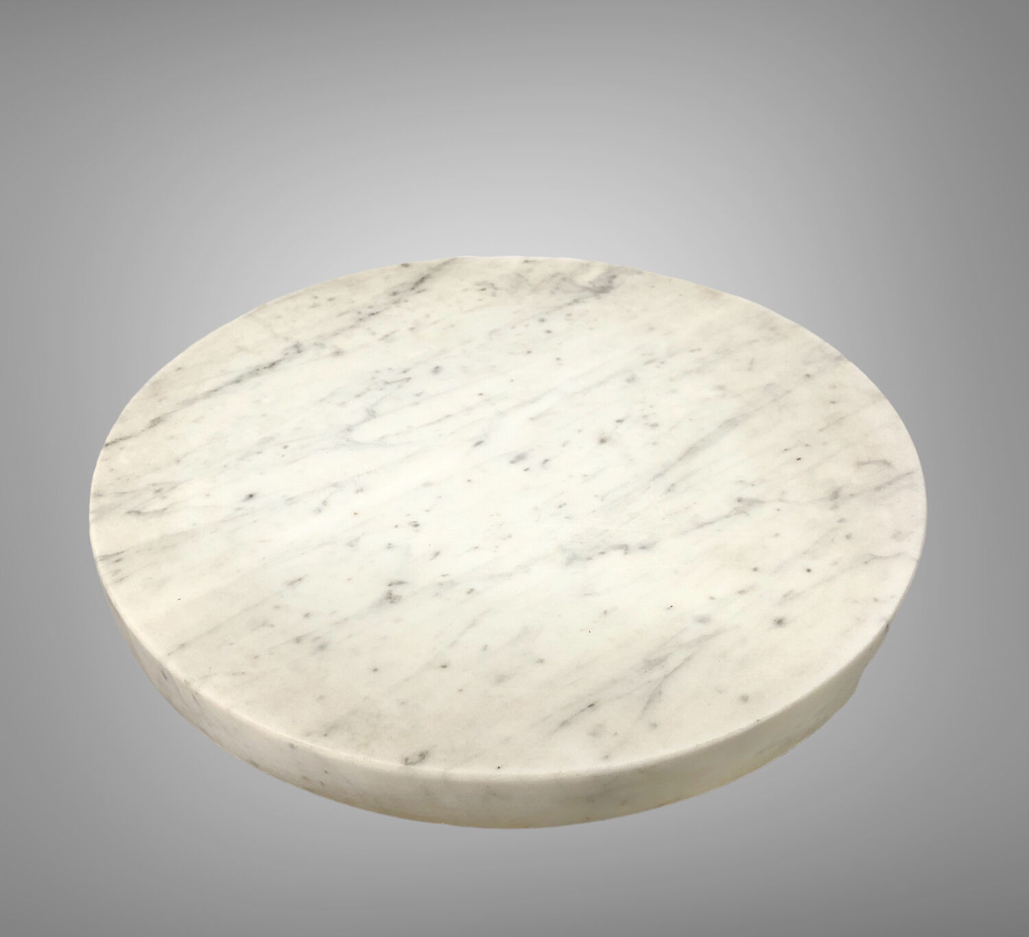 Neoclassical style fluted cylindrical column in mahogany and brass, 19th century